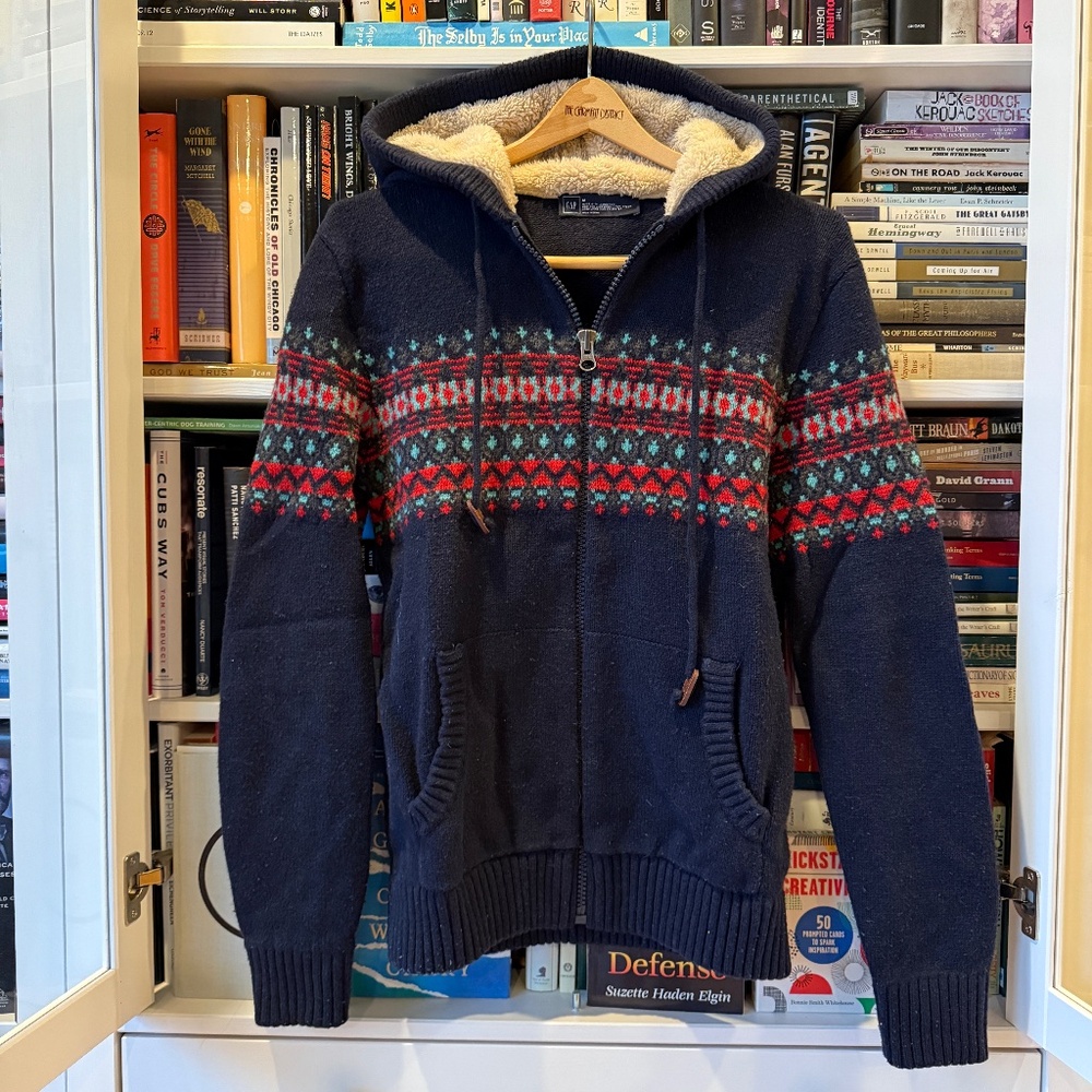 Gap | M | Zip-Up Hooded Sweater